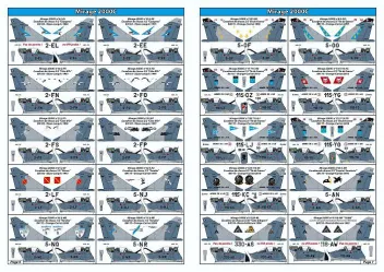 SY48922 Mirage 2000B / Mirage 2000C / Mirage 2000-5F französische Luftwaffe