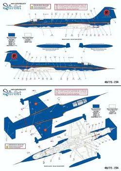 SY72154 F-104G Starfighter 21st Log Wing