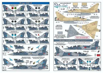 SY72922 Mirage 2000B / Mirage 2000C / Mirage 2000-5F französische Luftwaffe