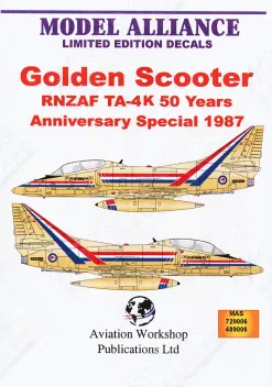MAL72906 TA-4K Skyhawk Golden Scooter