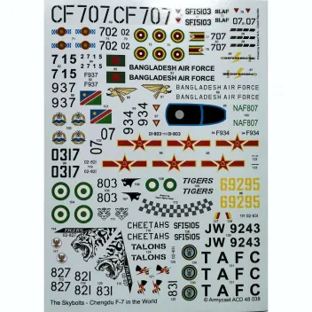 ACD48038 F-7 / J-7 Fishcan im weltweiten Einsatz