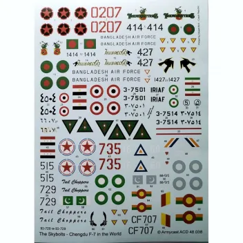 ACD48038 F-7 / J-7 Fishcan im weltweiten Einsatz