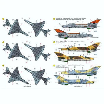 ACD48038 F-7 / J-7 Fishcan im weltweiten Einsatz