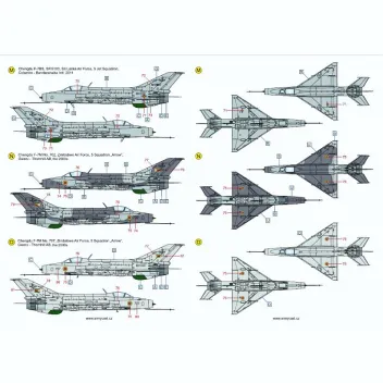 ACD48038 F-7 / J-7 Fishcan im weltweiten Einsatz