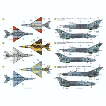 ACD48038 F-7 / J-7 Fishcan im weltweiten Einsatz