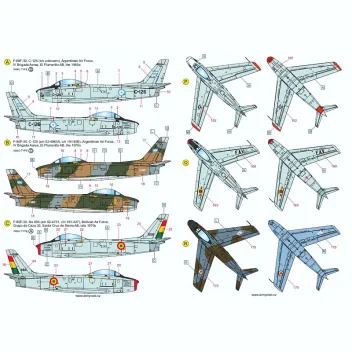 ACD72032 F-86 Sabre & Canadair Sabre im weltweiten Einsatz