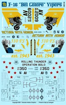 TB48288 F-16CM Block 40E Fighting Falcon: Bel Colore Vipers