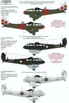 XD48253 DH.89 Dominie / Rapide im militärischen Einsatz