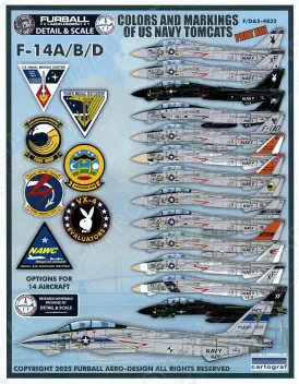 FD&S4832 F-14A/B/D Tomcat Colours & Markings Teil 13: Test- und Evaluierungseinheiten