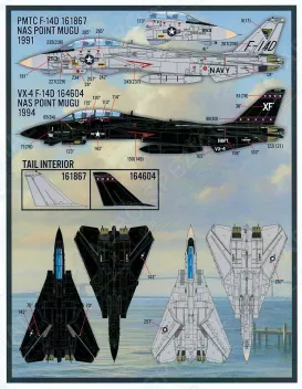 FD&S4832 F-14A/B/D Tomcat Colours & Markings Teil 13: Test- und Evaluierungseinheiten