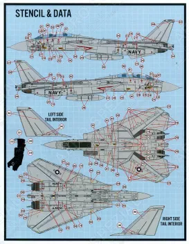 FD&S4832 F-14A/B/D Tomcat Colours & Markings Teil 13: Test- und Evaluierungseinheiten