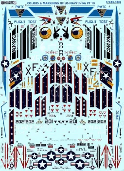 FD&S4832 F-14A/B/D Tomcat Colours & Markings Teil 13: Test- und Evaluierungseinheiten