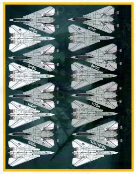 FD&S4833 F-14A Tomcat Colours & Markings Teil 14: VF-84 Jolly Rogers