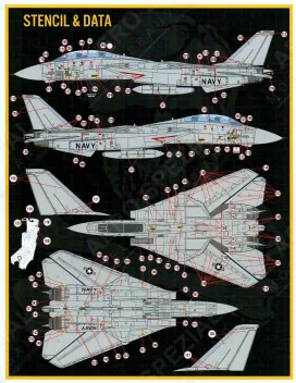 FD&S4833 F-14A Tomcat Colours & Markings Teil 14: VF-84 Jolly Rogers