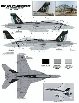 DTD32001 EA-18G Growler Kommandeursmaschinen