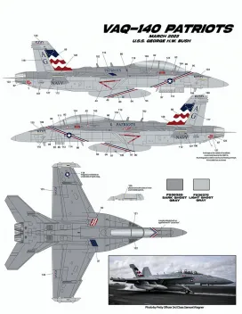 DTD32001 EA-18G Growler Kommandeursmaschinen