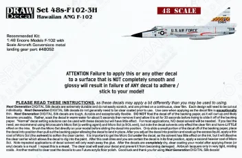 DRD4819 F-102A Delta Dagger Hawaii Air National Guard