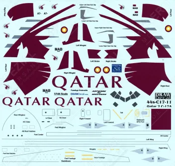 DRD4422 C-17A Globemaster III Qatar Emiri Air Force
