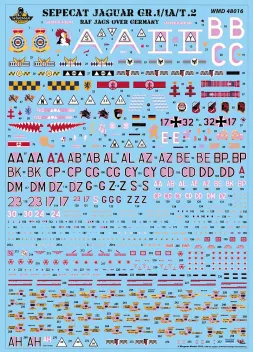 WMD48016 Jaguar GR.1 / GR.1A / T.2 - RAF Jags über Deutschland