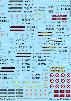 ACD48040 F-16 Fighting Falcon Türkische Luftwaffe