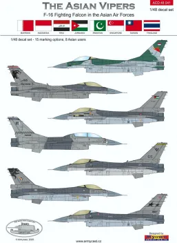 ACD48041 F-16 Fighting Falcon Asiatische Luftstreitkräfte