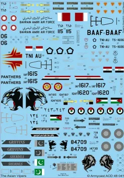 ACD48041 F-16 Fighting Falcon Asiatische Luftstreitkräfte