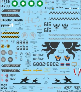 ACD48041 F-16 Fighting Falcon Asiatische Luftstreitkräfte