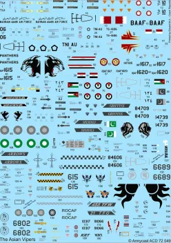 ACD72049 F-16 Fighting Falcon Asiatische Luftstreitkräfte