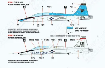 CD48163 T-38 Schoolhouse Test Talons