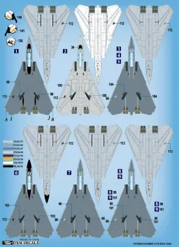 DXM48031 F-14D Tomcat VF-31 Tomcatters