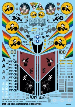 DXM48031 F-14D Tomcat VF-31 Tomcatters