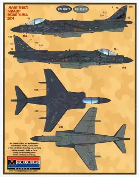 FBD48100 AV-8B Harrier II U.S. Marines