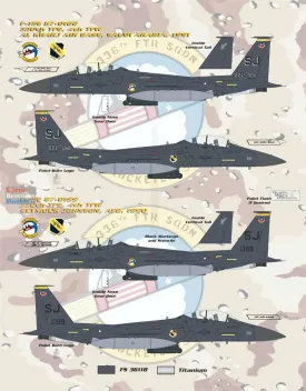BMA48053 F-15E Strike Eagle Operation Desert Shield / Desert Storm