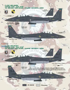 BMA48053 F-15E Strike Eagle Operation Desert Shield / Desert Storm