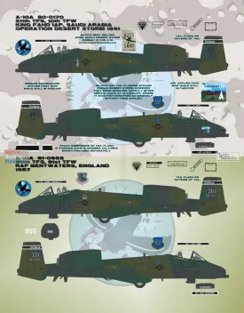 BMA48054 A-10A Thunderbolt II in European-One-Tarnung
