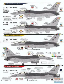 ABD48004 F-16C Fighting Falcon Kommandeursmaschinen Teil 1