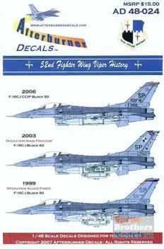 ABD48024 F-16 Fighting Falcon 52nd FW USAFE Spangdahlem