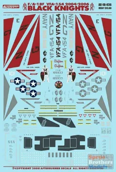 ABD48036 F/A-18F Super Hornet VFA-154 Black Knights