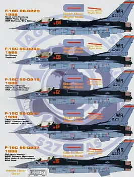 ABD48060 F-16C Block 30 Fighting Falcon 527th Aggressor Squadron