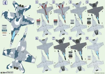 DXM72062 F/A-18E/F Super Hornet VFA-22 & VFC-12