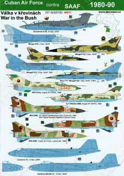 DPC48031 Buschkrieg: Kubanische Luftwaffe contra südafrikanische Luftwaffe 1980 - 1990