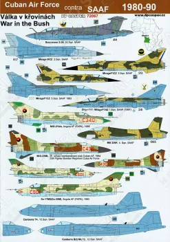 DPC72067 Buschkrieg: Kubanische Luftwaffe contra südafrikanische Luftwaffe 1980 - 1990