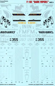 CD48242 F-16C Fighting Falcon in „Have Glass V“-Tarnung, Teil 6