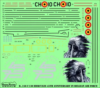 MOD44156 C-130H Hercules Jubiläumsanstrich 45 Jahre