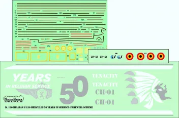 MOD44190 C-130H Hercules Abschiedsfinish 50 Jahre