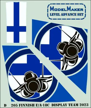 MOD48205 F/A-18C Hornet finnische Luftwaffe Display-Team 2023