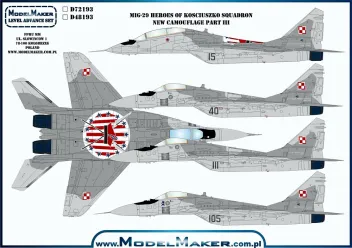 MOD72193 MiG-29 Fulcrum Helden von Kosciuszko, Teil 3