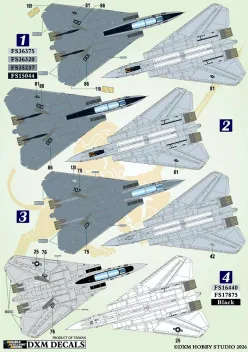 DXM72064 F-14B Tomcat VF-32 Swordsmen