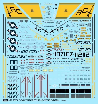 DXM72064 F-14B Tomcat VF-32 Swordsmen