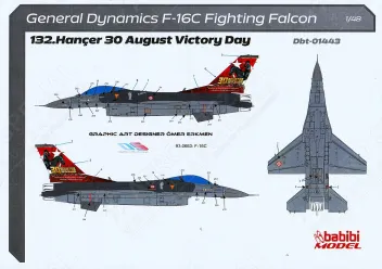 BBT48443 F-16C Block 50 Fighting Falcon 30th August Victory Day